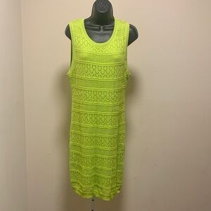 C&C California Lime Green Midi Dress
